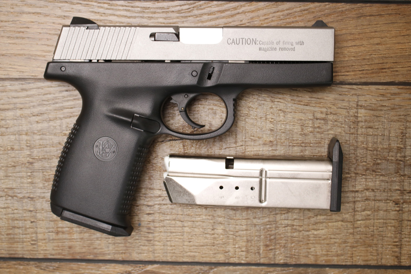 SMITH AND WESSON SW9VE 9mm Police Trade-in Pistol with 2 Total Mags
